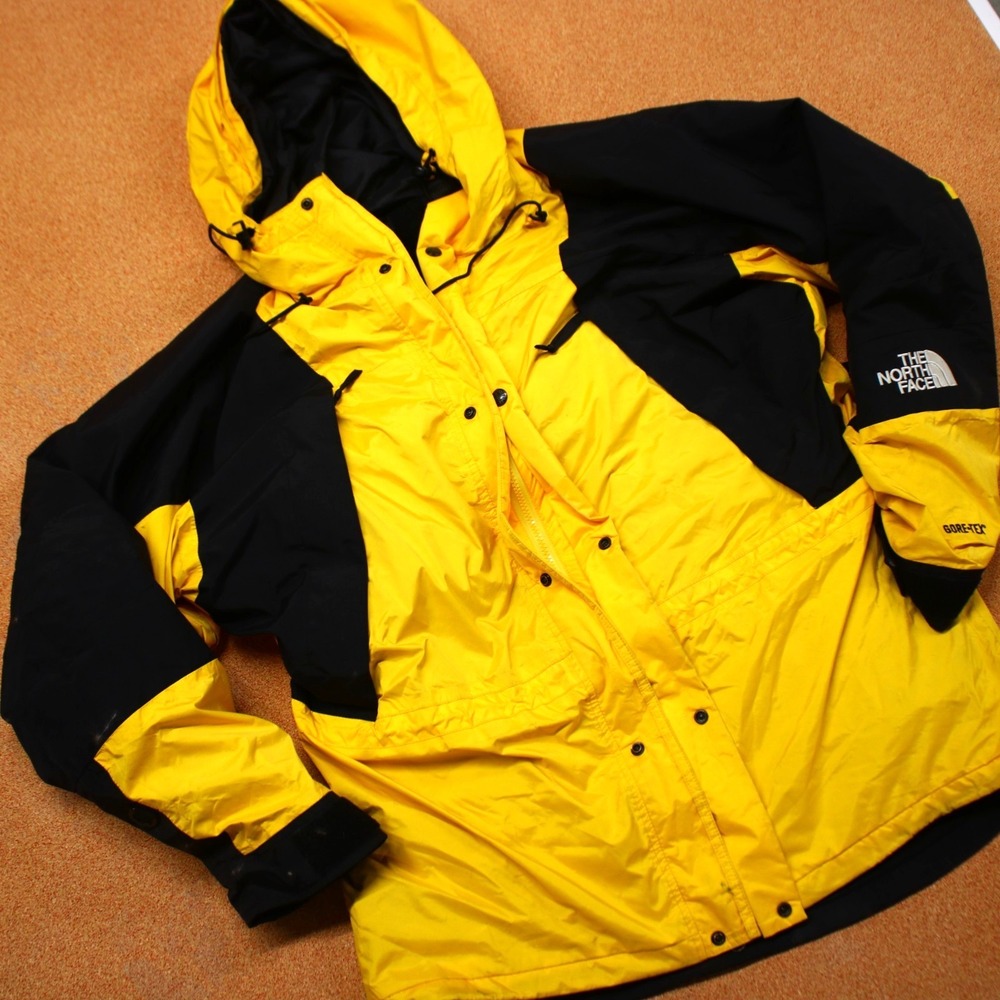 Vtg 90s The North Face Mountain Light Jacket Summit Gold Gore Tex Polartec Sz L